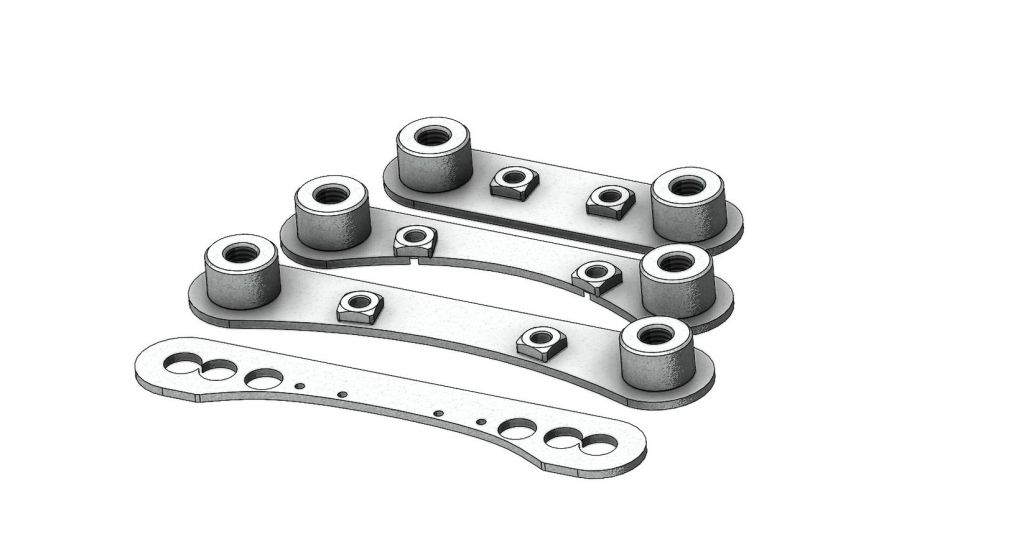 Can-Am Maverick X3 Radius Rod Race Plates CT Race Worx