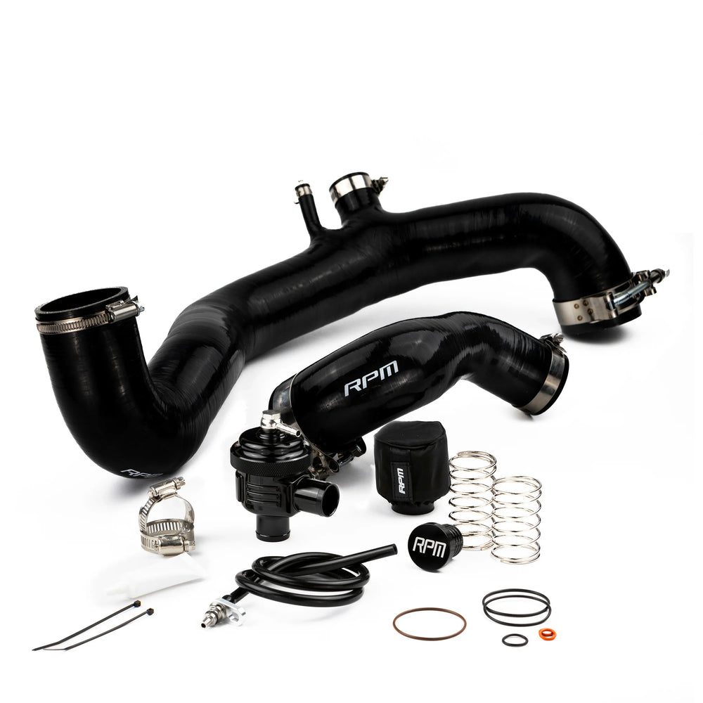Can-Am Maverick X3 Silicone Charge Tubes RPM Powersports Black with BOV Kit