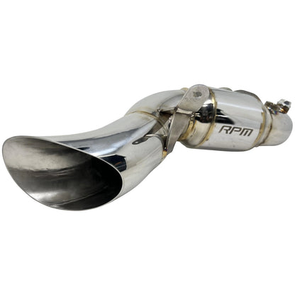 Can-Am Maverick X3 Turbo Back 3" Full Race Drag Pipe With Muffler RPM Powersports