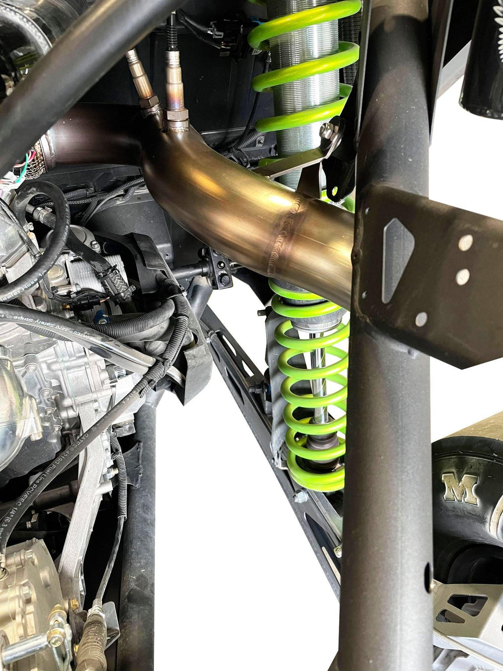 Can-Am Maverick X3 Turbo Back 3" Full Race Drag Pipe With Muffler RPM Powersports