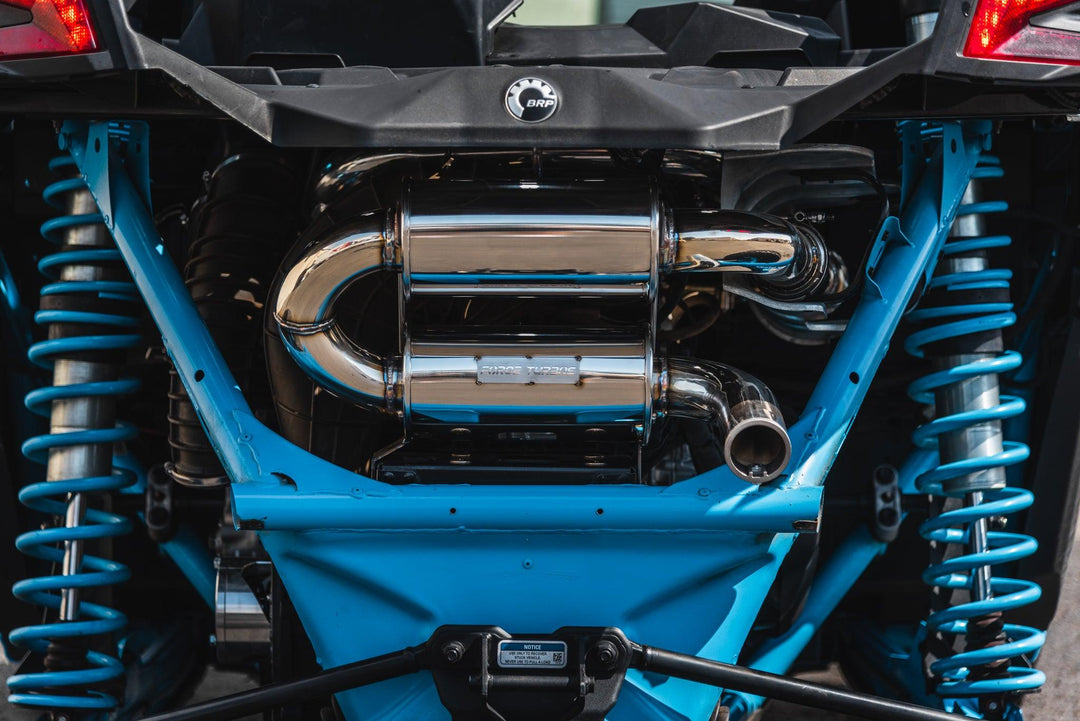 Can-Am Maverick X3 Turbo Back Exhaust Force Turbos