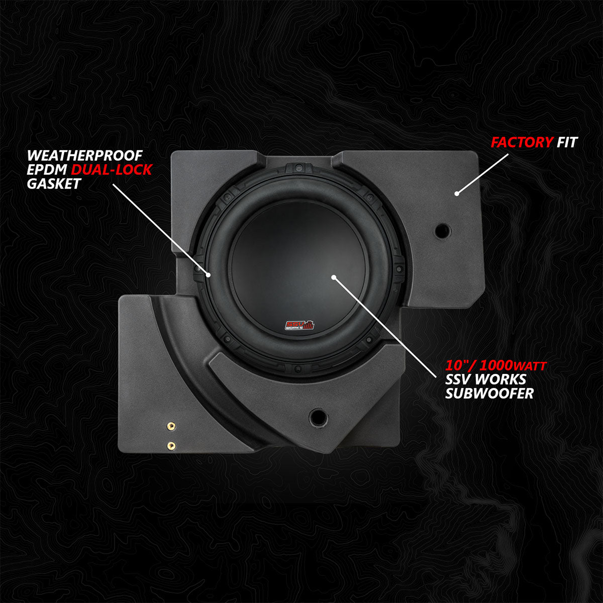 Can-Am Maverick X3 V-Spec 3 Speaker System SSV Works