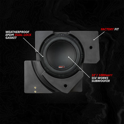 Can-Am Maverick X3 V-Spec 6 Speaker System SSV Works