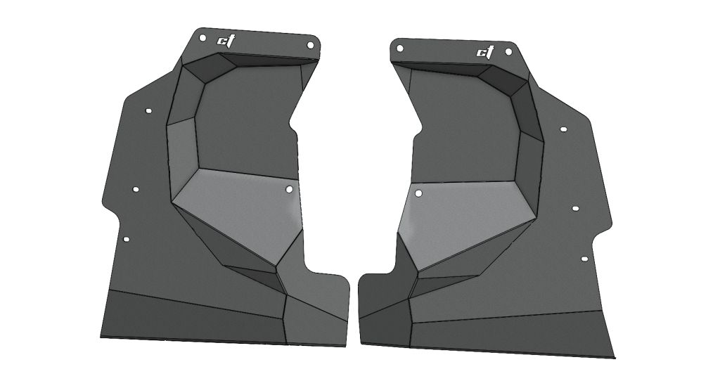 Can-Am Maverick X3 Wheel Well Liners CT Race Worx
