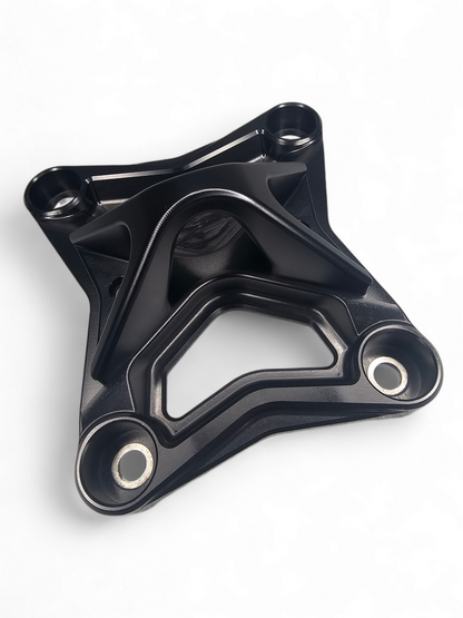 Can-Am Maverick X3 XL Radius Rod Plate with Tow Hook (Black)