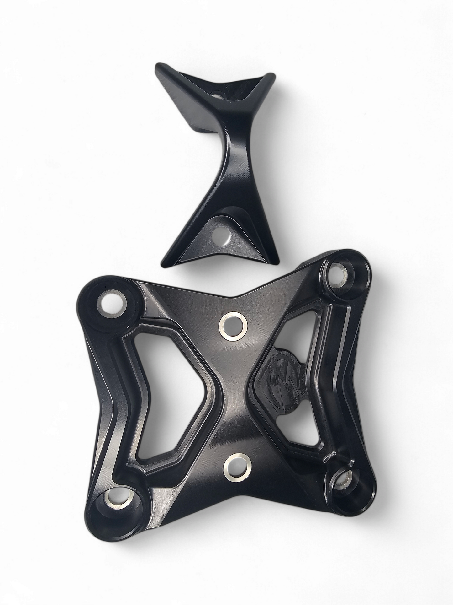 Can-Am Maverick X3 XL Radius Rod Plate with Tow Hook (Black)