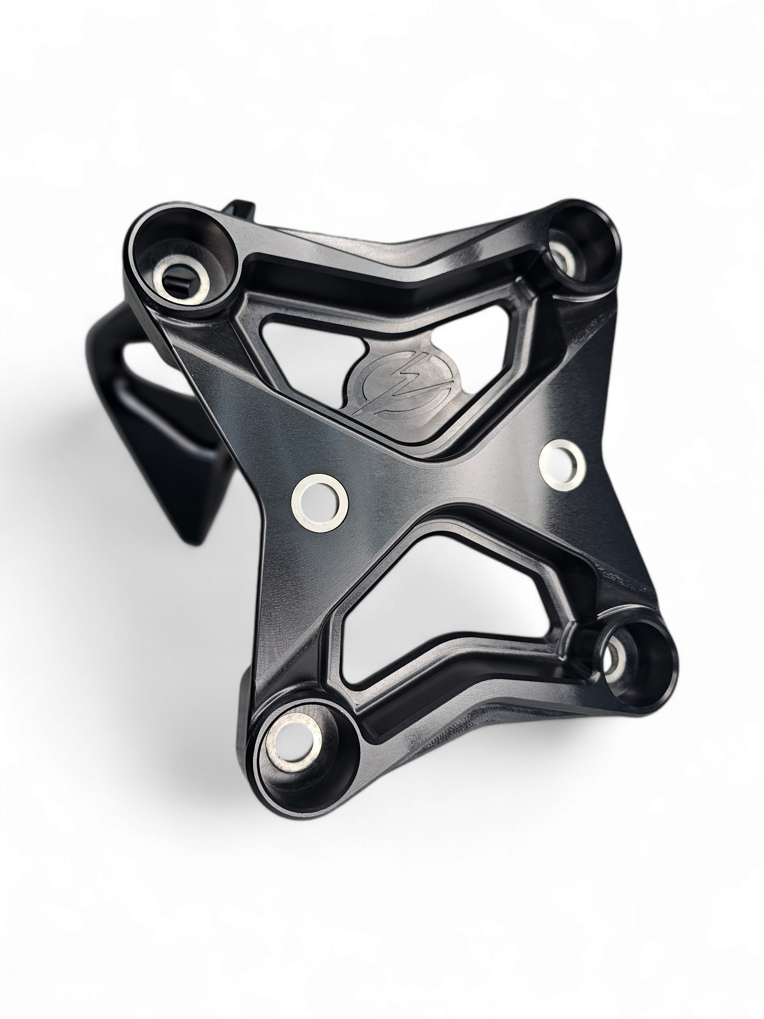 Can-Am Maverick X3 XL Radius Rod Plate with Tow Hook (Black)