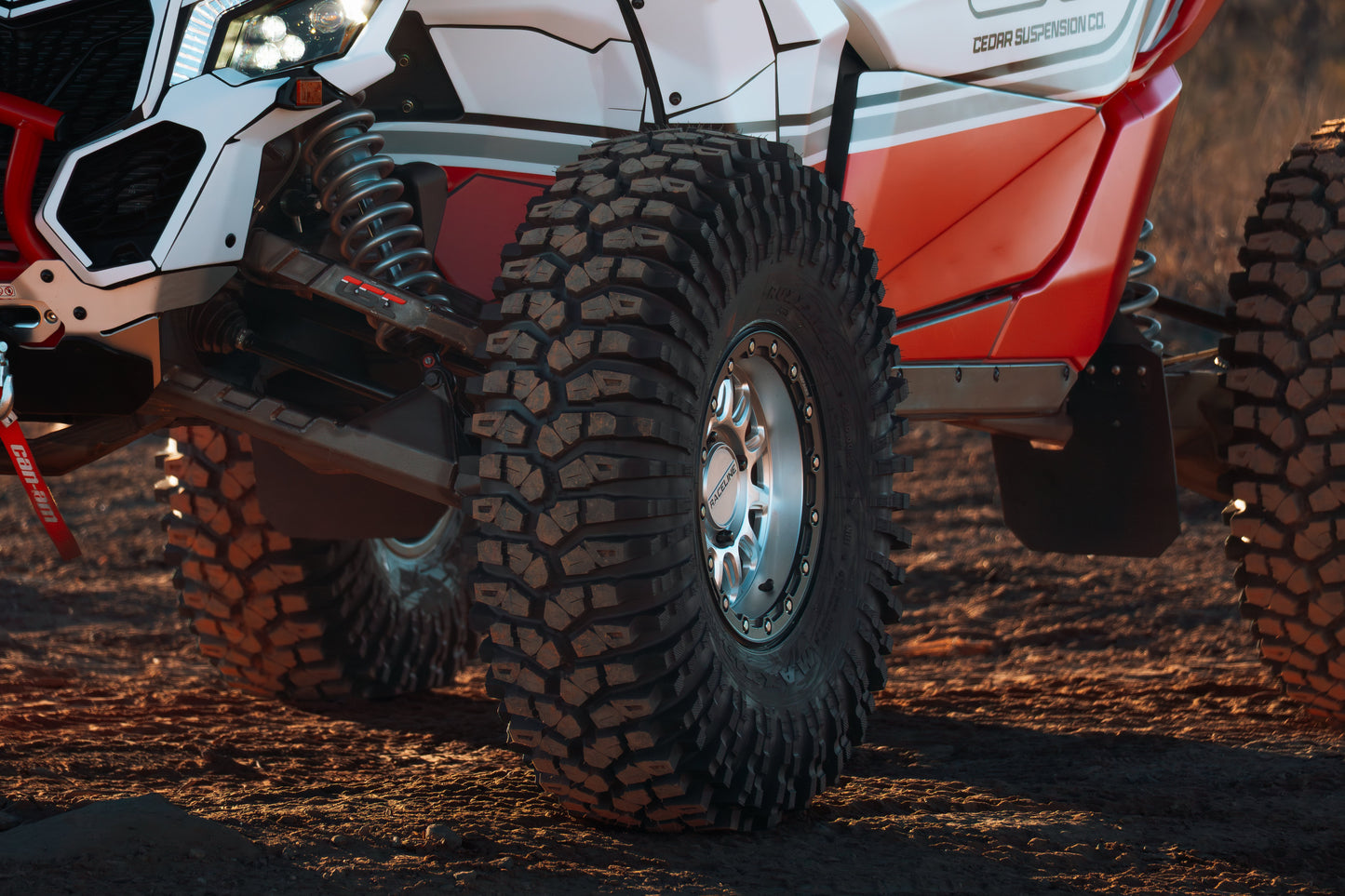Can-Am Maverick X3 XRS Lower Shock Mount Full Suspension Kit Cedar Suspension Co