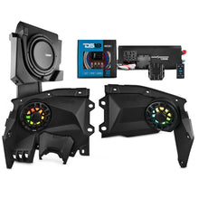 Can-Am Maverick X3 Stage 2 Dash Panel Speaker Enclosures and Driver Side Under Seat Subwoofer Enclosure - 2800W MAX