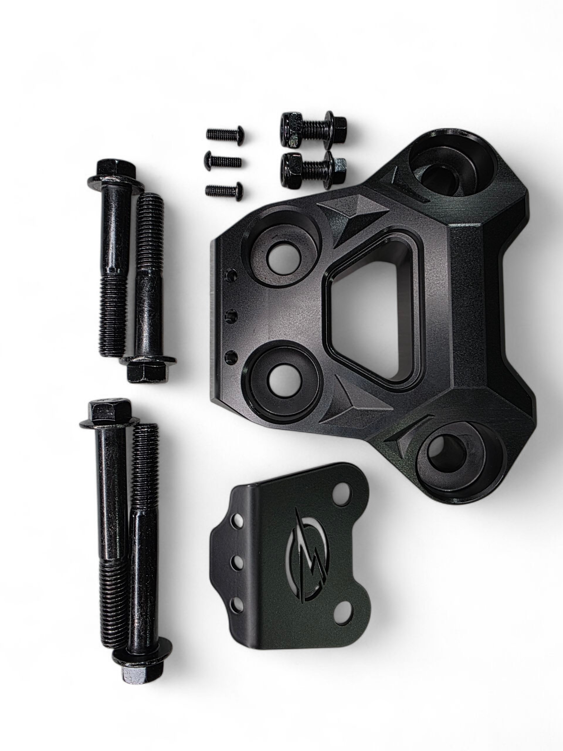 Can-Am Maverick R Billet Radius Rod Plate (Black)