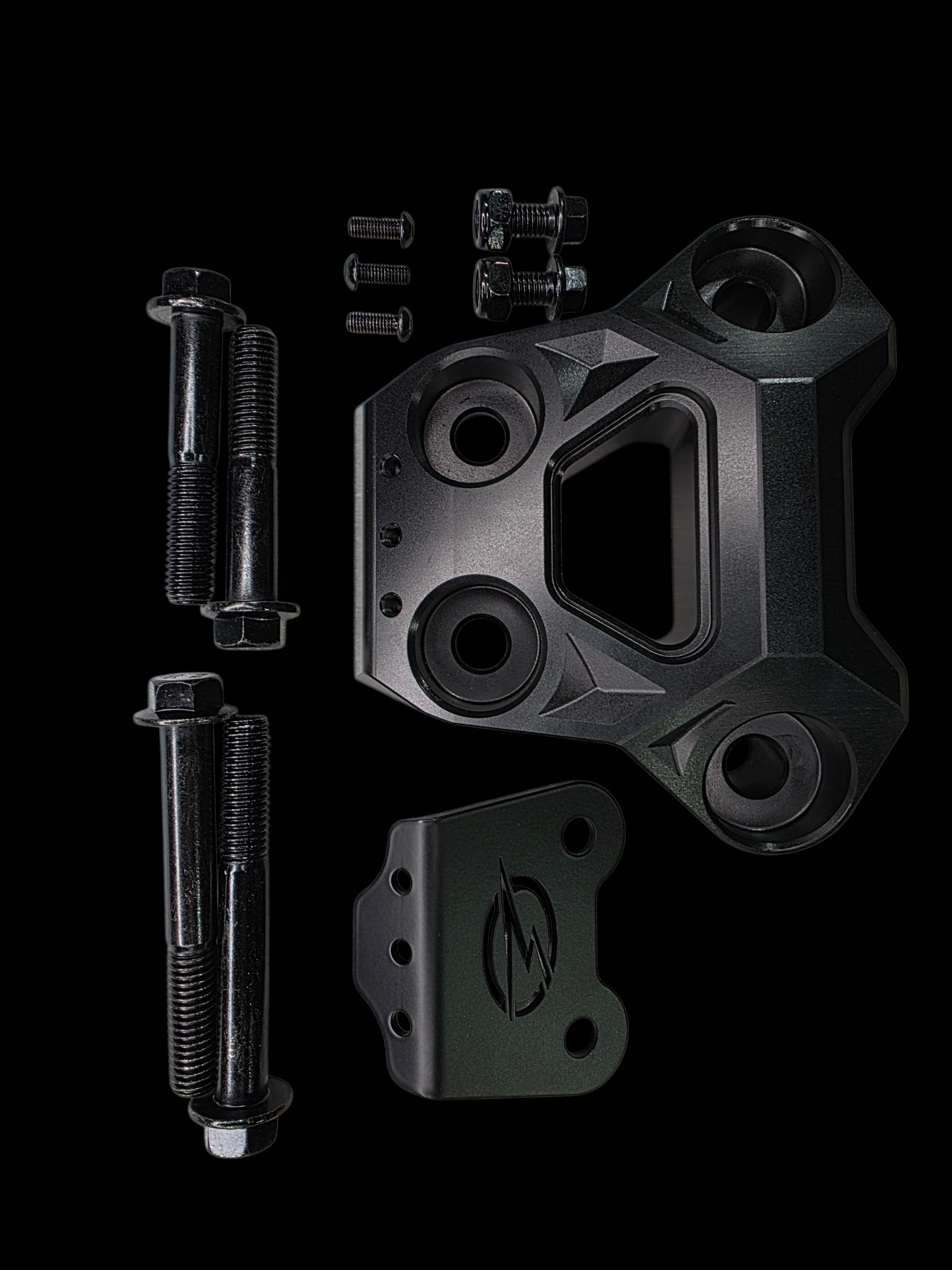 Can-Am Maverick R Billet Radius Rod Plate (Black)