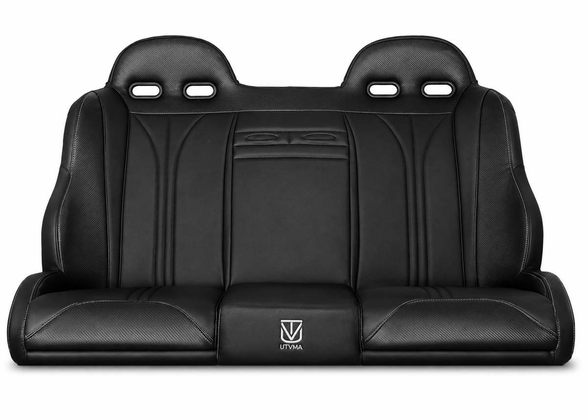 Polaris RZR Pro R / Pro XP / Turbo R Rear Bench Seat with Harnesses | UTVMA