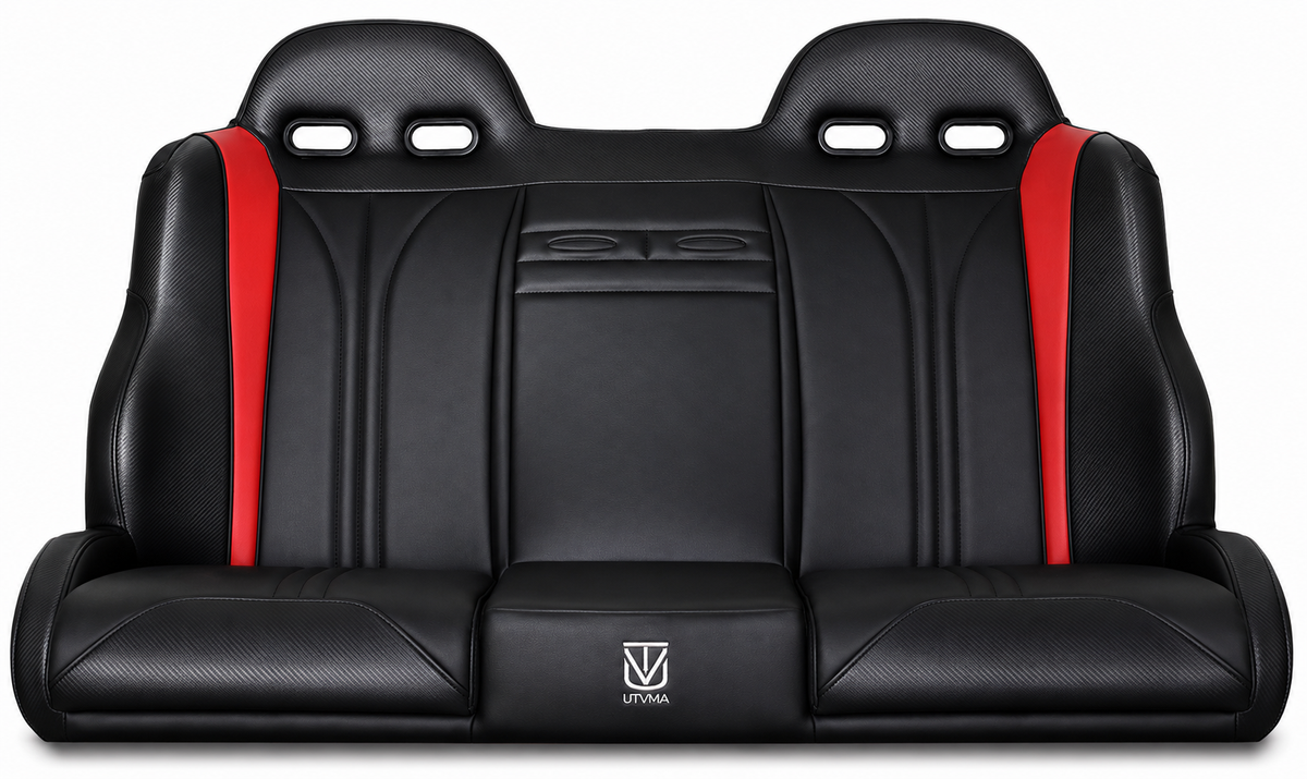 Polaris RZR Pro R / Pro XP / Turbo R Rear Bench Seat with Harnesses | UTVMA