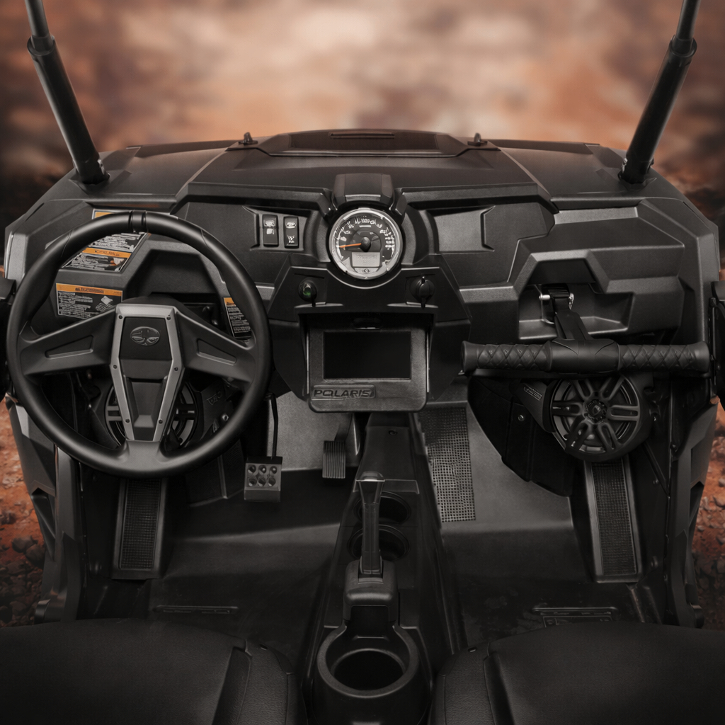 Polaris RZR Front Kick Panel Loaded Speaker Pods | DS18