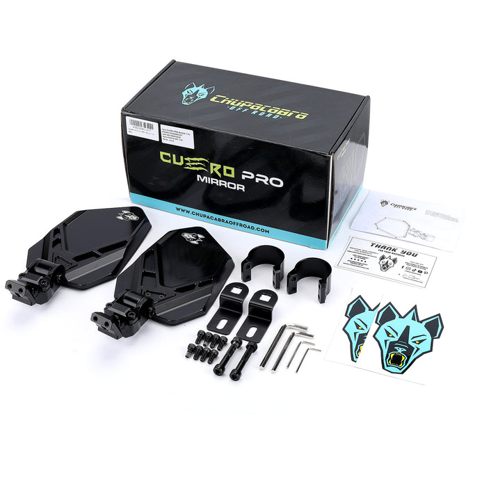Cuero Pro UTV Side Mirrors (Pair) Chupacabra Offroad
