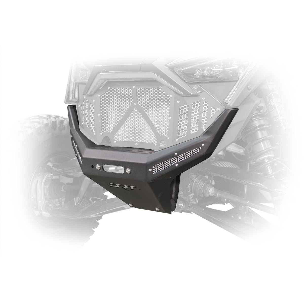 Polaris RZR Pro R / Turbo R (2020-2024) Front Winch Bumper by DRT Motorsports, front view