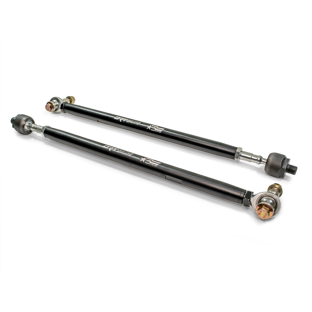 Polaris RZR Turbo S M16 Rack HD Billet Aluminum Tie Rod Kit by DRT Motorsports, product view 4