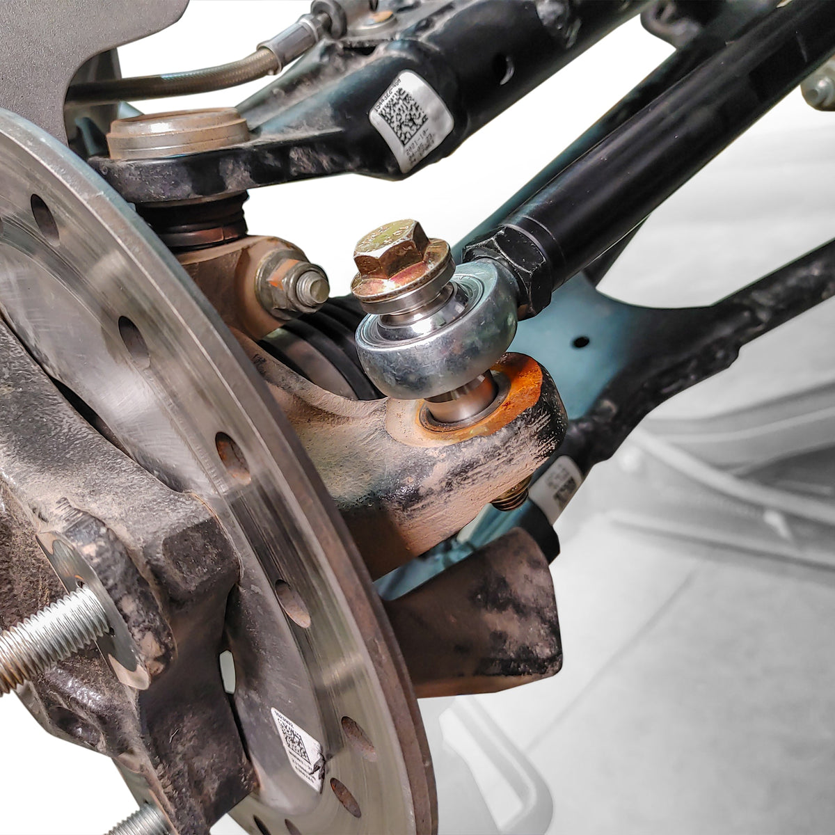 Polaris RZR Turbo S M16 Rack HD Billet Aluminum Tie Rod Kit by DRT Motorsports, product view 9