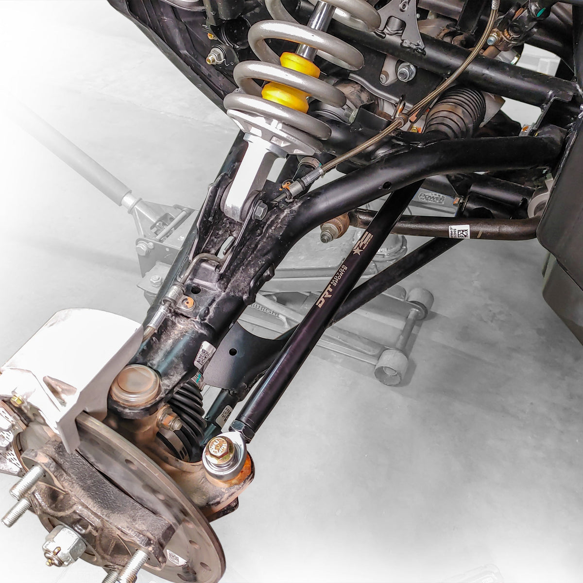 Polaris RZR Turbo S M16 Rack HD Billet Aluminum Tie Rod Kit by DRT Motorsports, product view 7