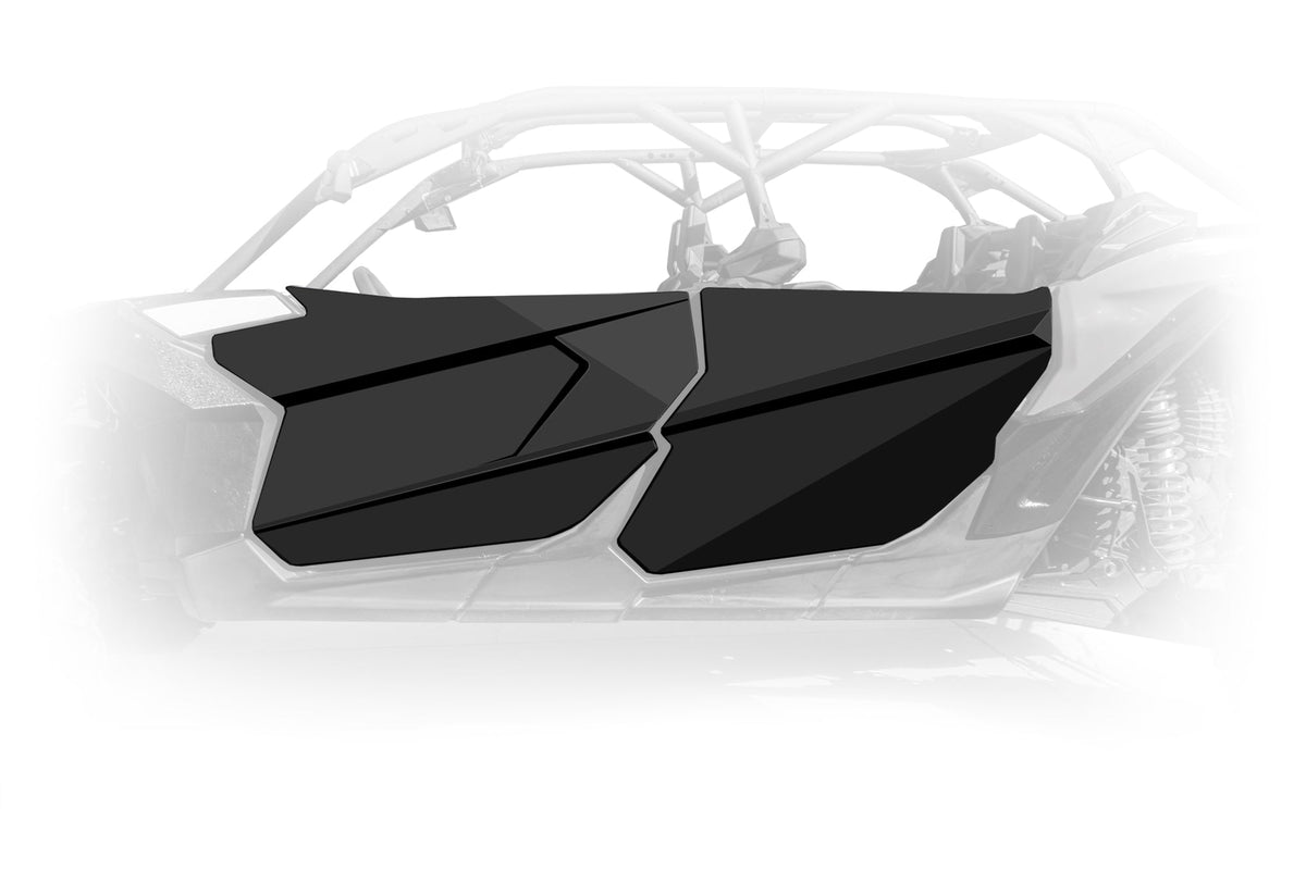 DRT Motorsports smooth black ABS front doors for Can-Am X3 2017+ Front and back doors