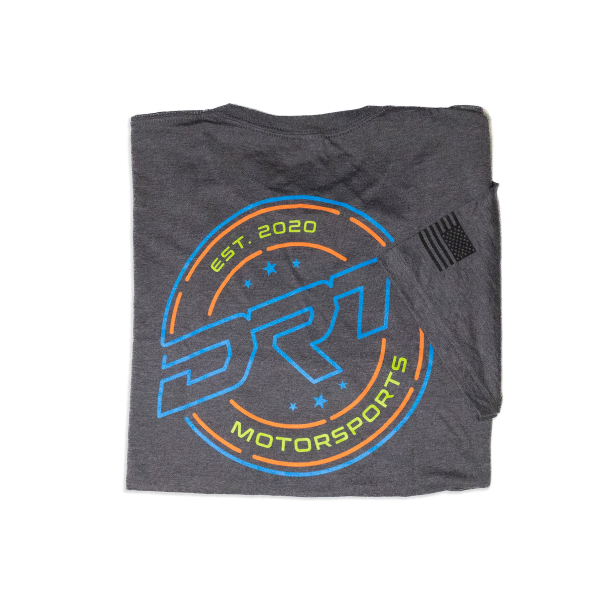 Retro Style T-Shirt (Heather Grey) by DRT Motorsports, product view 1
