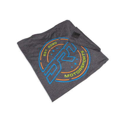 Retro Style T-Shirt (Heather Grey) by DRT Motorsports, product view 2