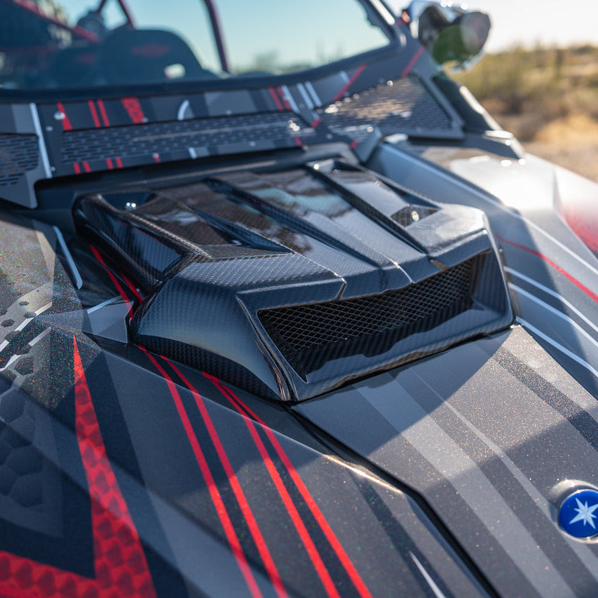 Polaris RZR Pro R / Pro XP / Turbo R Carbon Fiber R23 Hood | FourWerx
