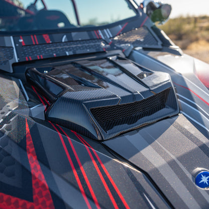 Polaris RZR Pro R / Pro XP / Turbo R Carbon Fiber R23 Hood | FourWerx