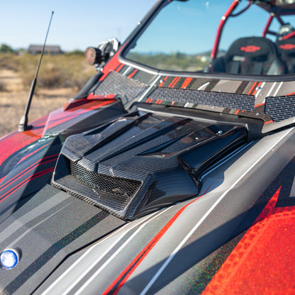 Polaris RZR Pro R / Pro XP / Turbo R Carbon Fiber R23 Hood | FourWerx