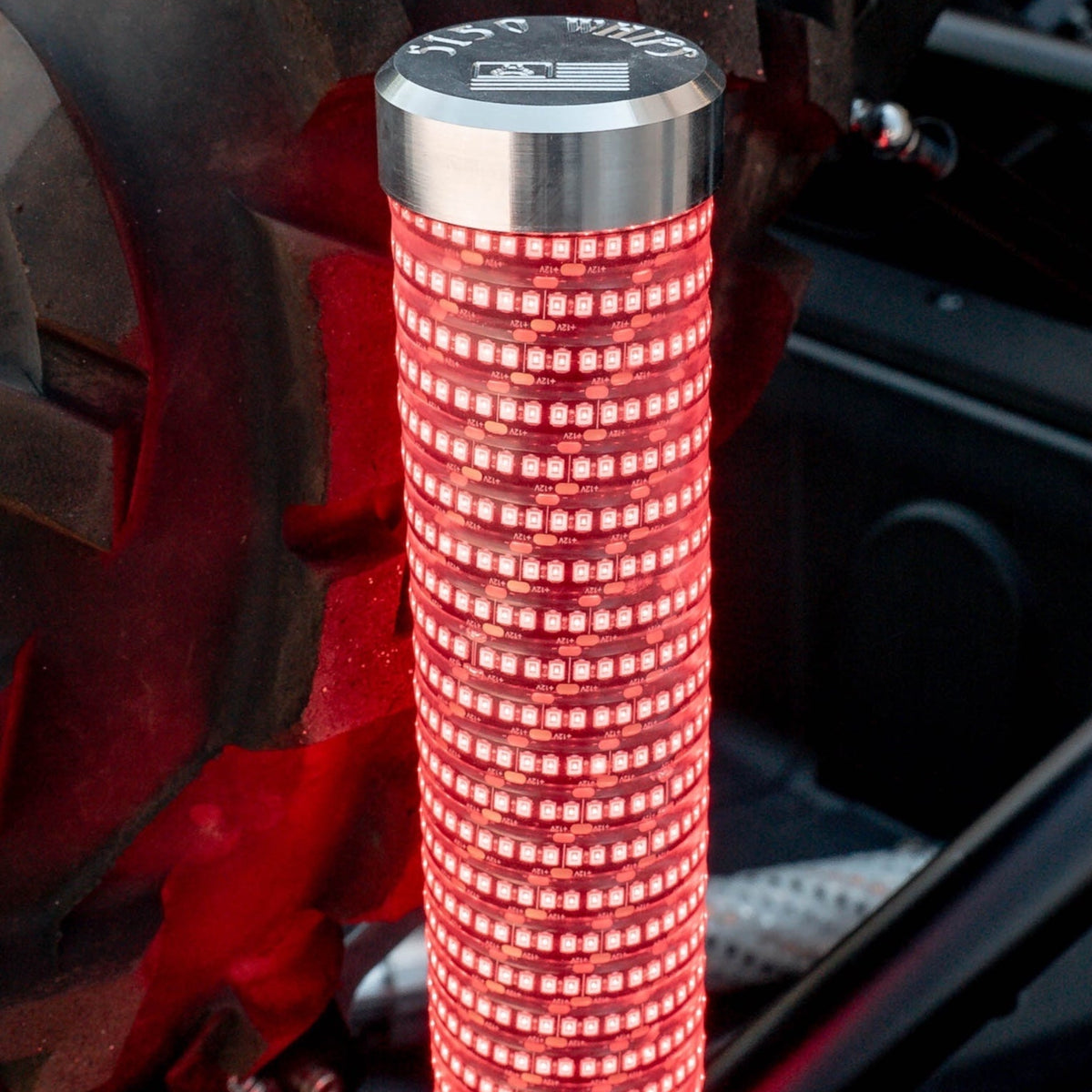 Hyper Color NiteStik LED Fat Whips (Pair) | 5150 Whips