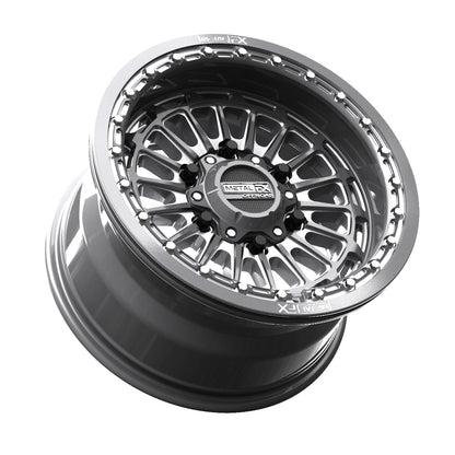 Delta 6R UTV Beadlock Wheel (Gunmetal Contrast Cut) Metal FX Offroad