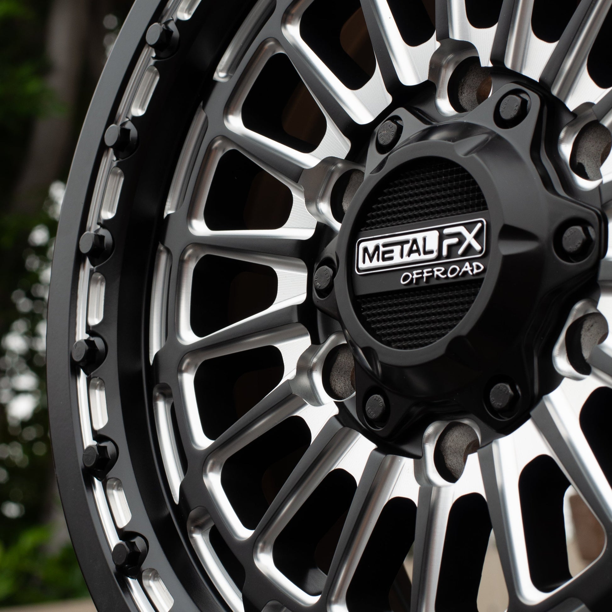 Delta 6R UTV Beadlock Wheel (Satin Black Contrast Cut) Metal FX Offroad
