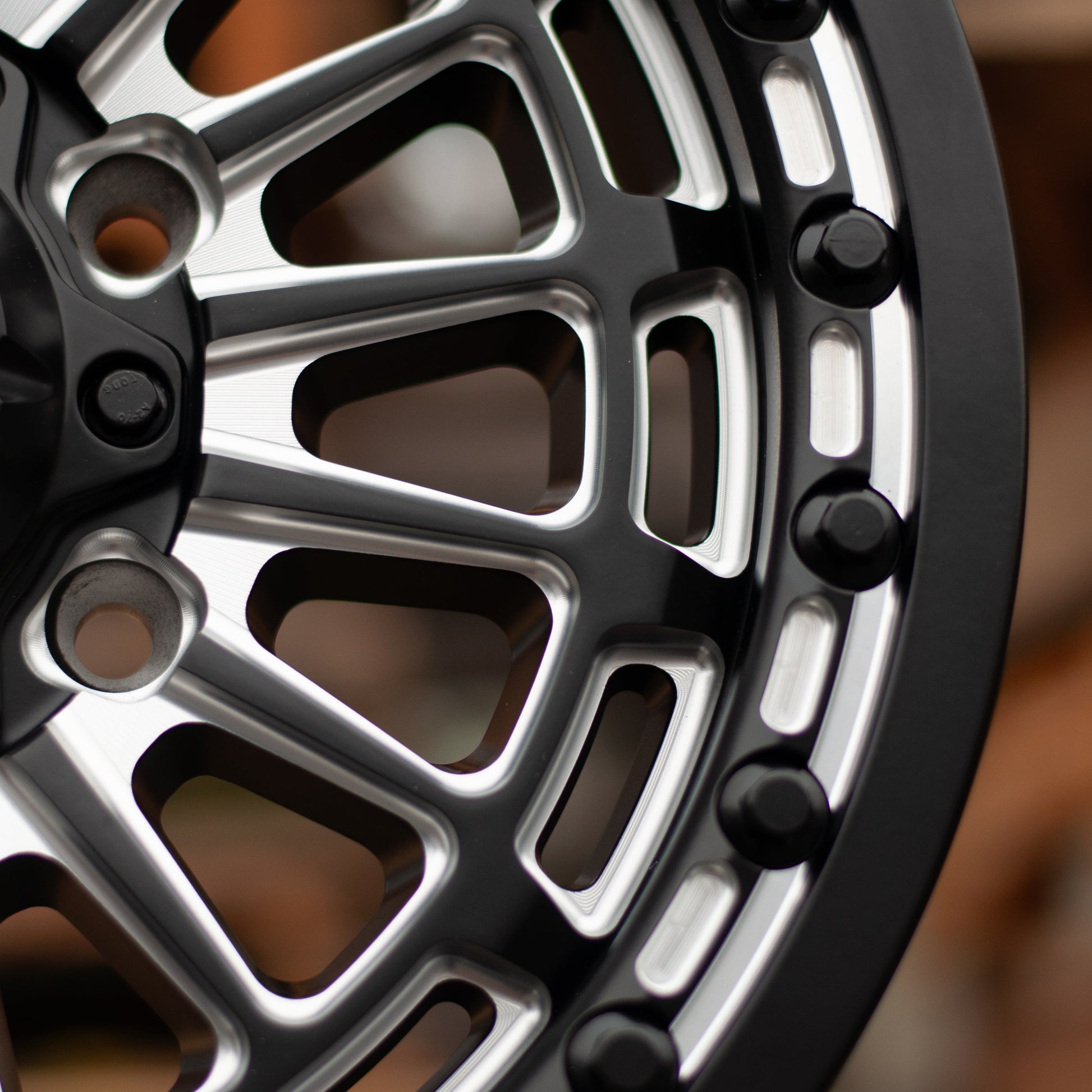 Delta 6R UTV Beadlock Wheel (Satin Black Contrast Cut) Metal FX Offroad