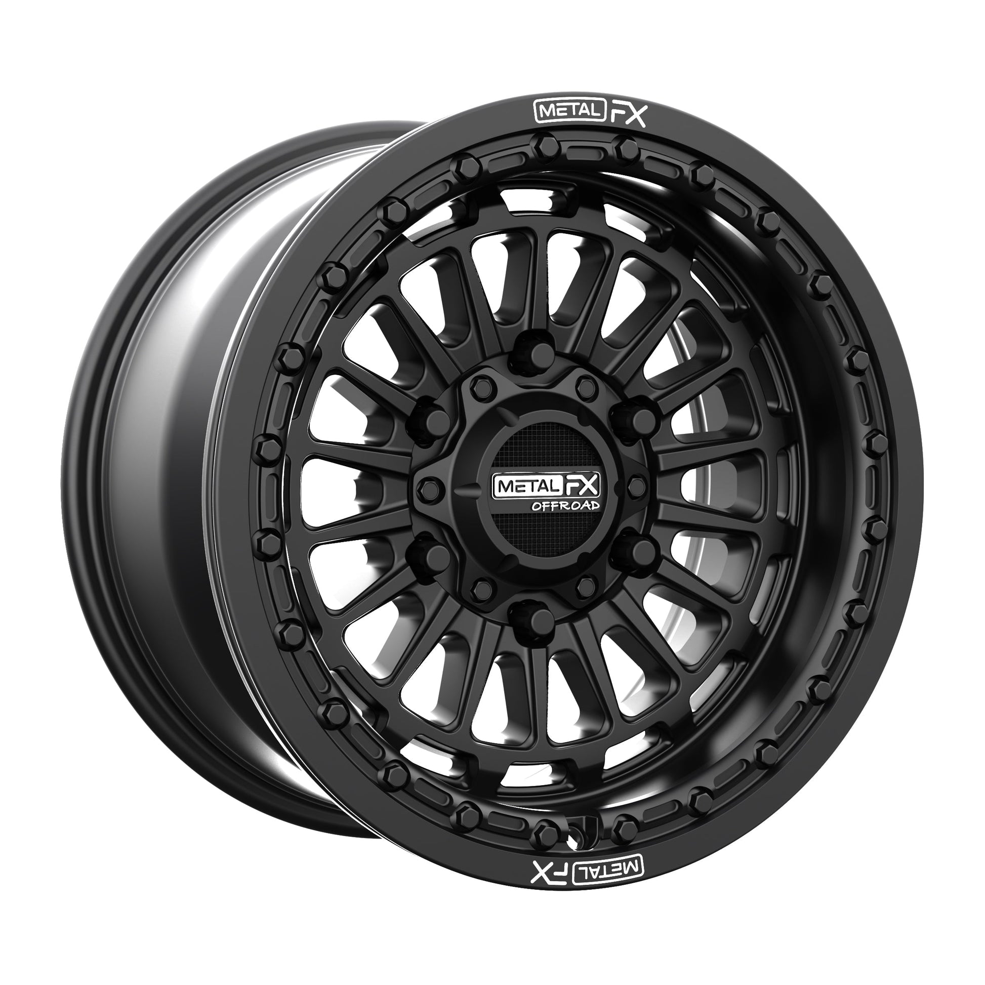Delta 6R UTV Beadlock Wheel (Satin Black) Metal FX Offroad