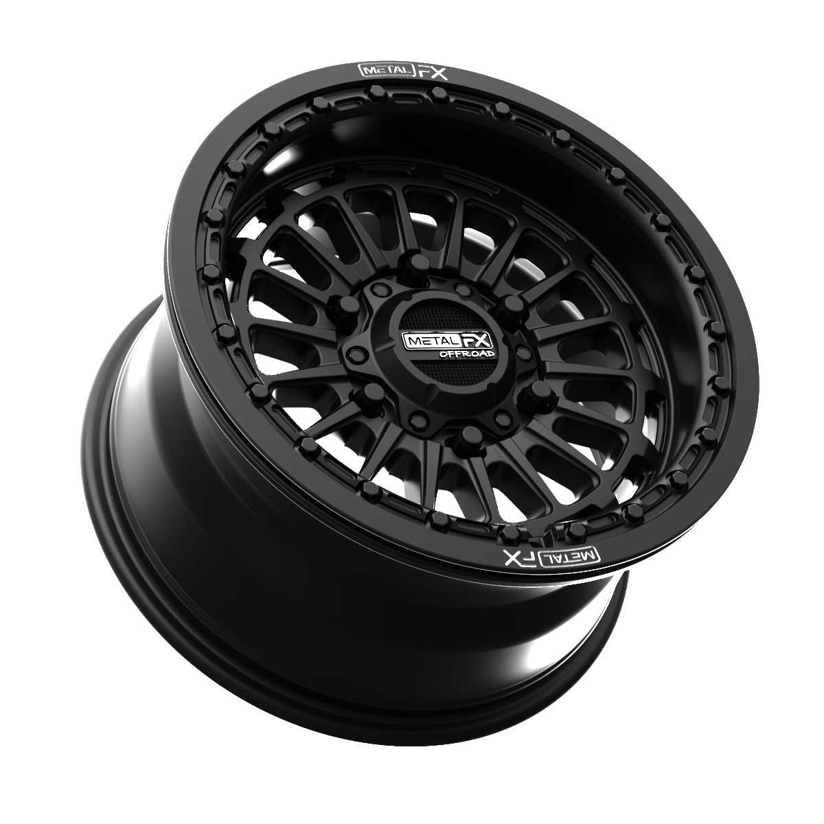 Delta 6R UTV Beadlock Wheel (Satin Black) Metal FX Offroad