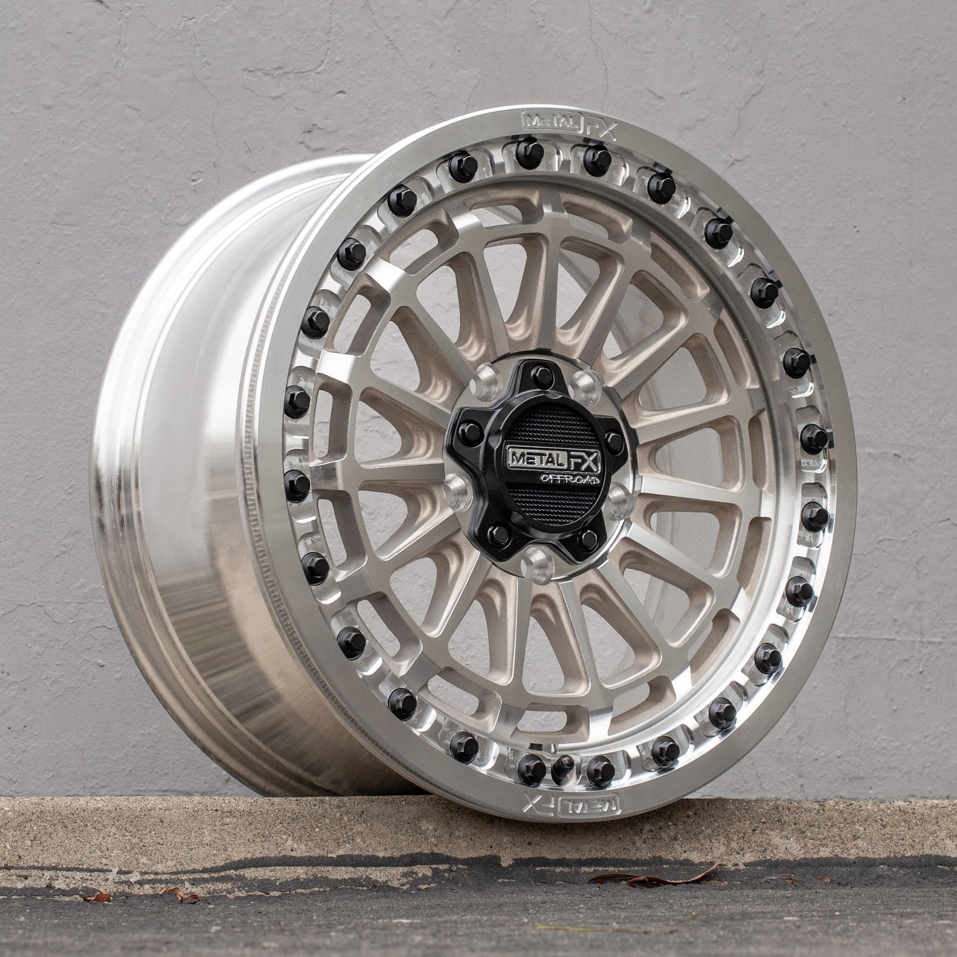 Delta R UTV Beadlock Wheel (Raw) Metal FX Offroad