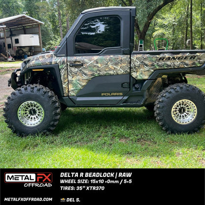 Delta R UTV Beadlock Wheel (Raw) Metal FX Offroad