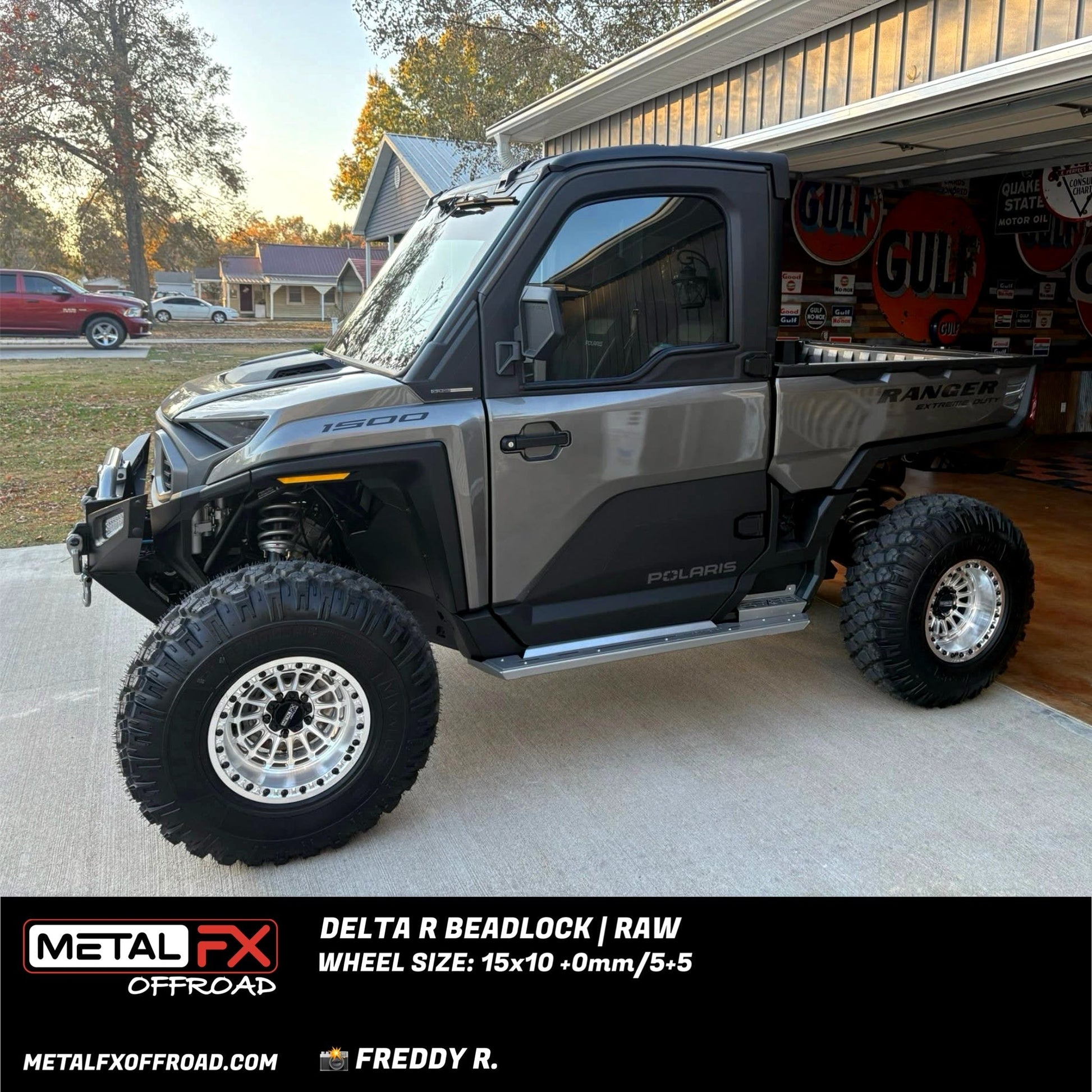 Delta R UTV Beadlock Wheel (Raw) Metal FX Offroad