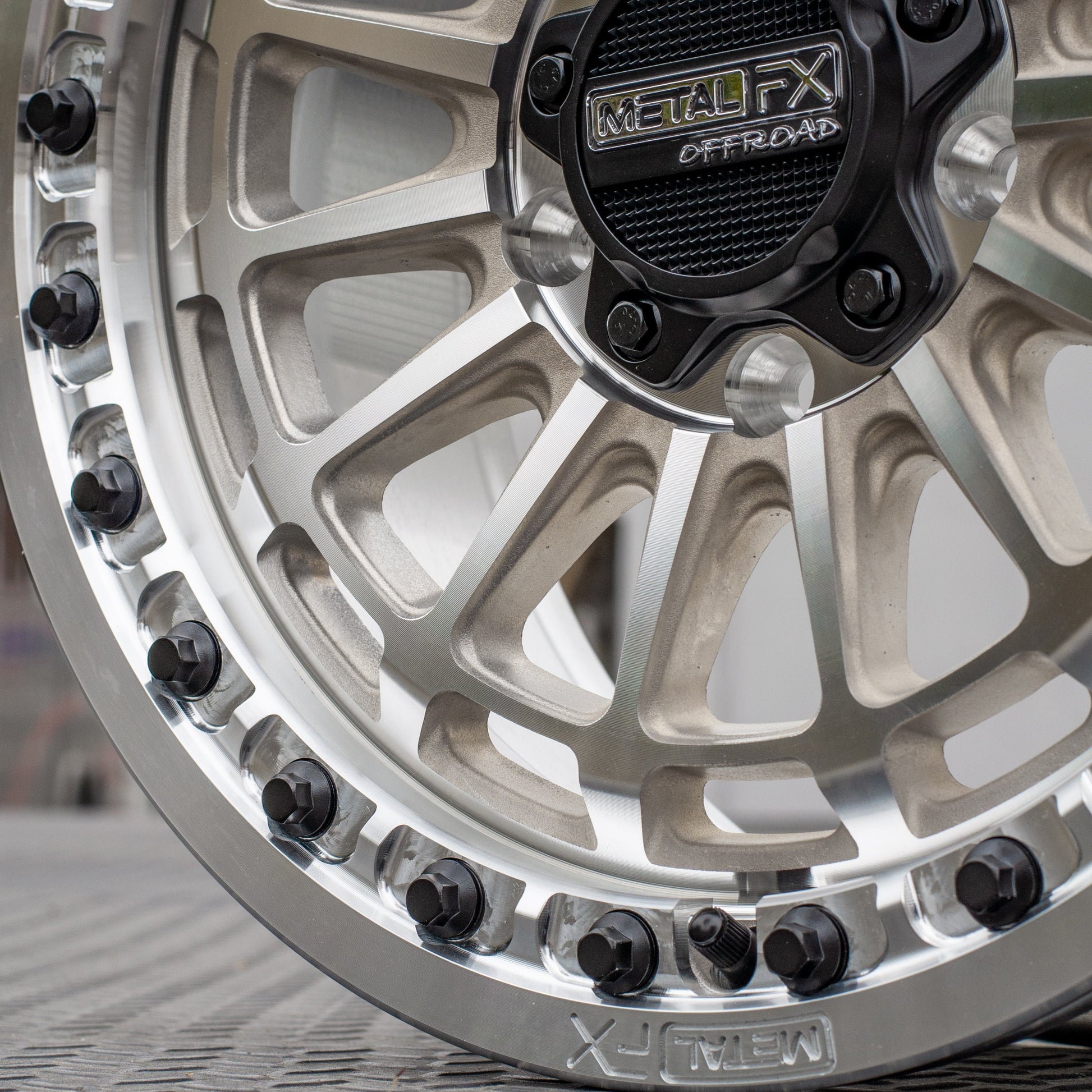 Delta R UTV Beadlock Wheel (Raw) Metal FX Offroad