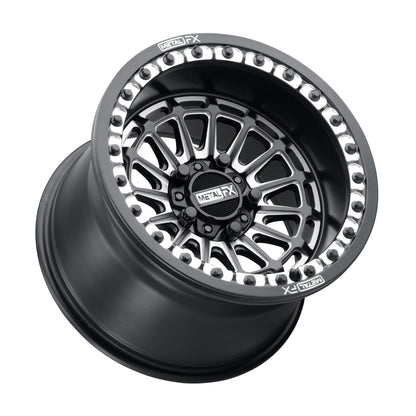 Delta R UTV Beadlock Wheel (Satin Black Contrast Cut) Metal FX Offroad