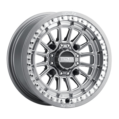 Delta UTV Beadlock Wheel (Gunmetal Contrast Cut) Metal FX Offroad