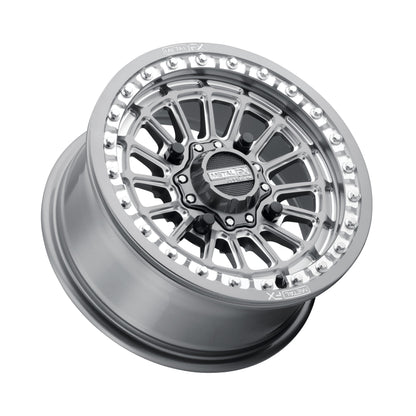 Delta UTV Beadlock Wheel (Gunmetal Contrast Cut) Metal FX Offroad