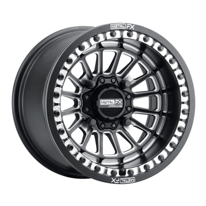 Delta UTV Beadlock Wheel (Satin Black Contrast Cut) Metal FX Offroad