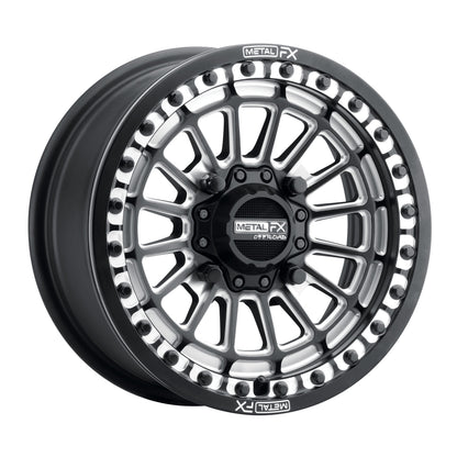 Delta UTV Beadlock Wheel (Satin Black Contrast Cut) Metal FX Offroad