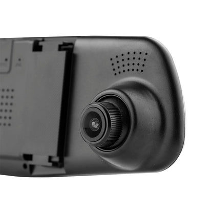 DS18 EAGLE2IN1 Rearview Mirror with 4.3" HD LCD Display Built-In 1080P Dash Cam Recorder, Reverse Camera with Parking Sensor