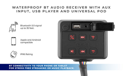 HYDRO ENSBTRC-SQ Digital Media Receiver UTV Lighting - Studio View | DS18