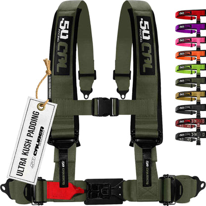2" & 3" 4pt & 5pt Elite Series Race Latch "EZ" Adjust Harness