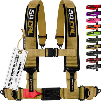 2" & 3" 4pt & 5pt Elite Series Race Latch "EZ" Adjust Harness