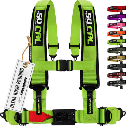 2" & 3" 4pt & 5pt Elite Series Race Latch "EZ" Adjust Harness