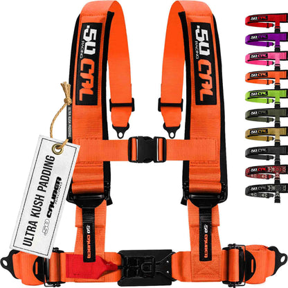 2" & 3" 4pt & 5pt Elite Series Race Latch "EZ" Adjust Harness